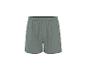 Herren-Freizeitshorts in gedecktem Grün, mit elastischem Bund.