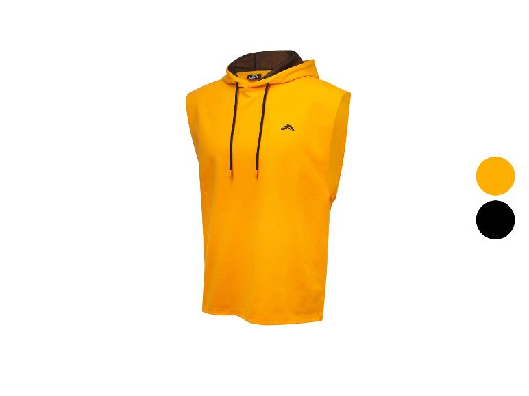 Gelbes Crivit ärmelloses Kapuzenoberteil.
