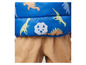 Blaue Jacke mit Dinosaurier-Print für Kinder.