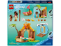 Moana-Spielset mit Figuren, Boot, Hütte und Zubehör, das das Bauen lehrt.