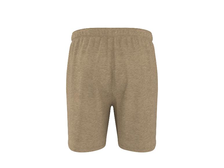 Sandfarbene Herren-Shorts, Rückansicht