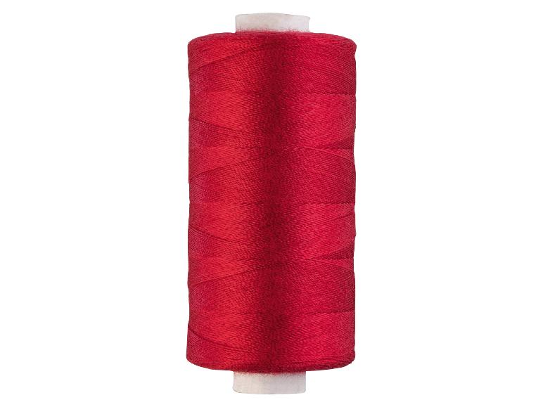 Rote Garnrolle