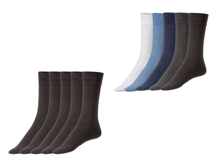 Gehe zu Vollbildansicht: LIVERGY® Herren Socken, 5 Stück, mit Bio-Baumwolle - Bild 1