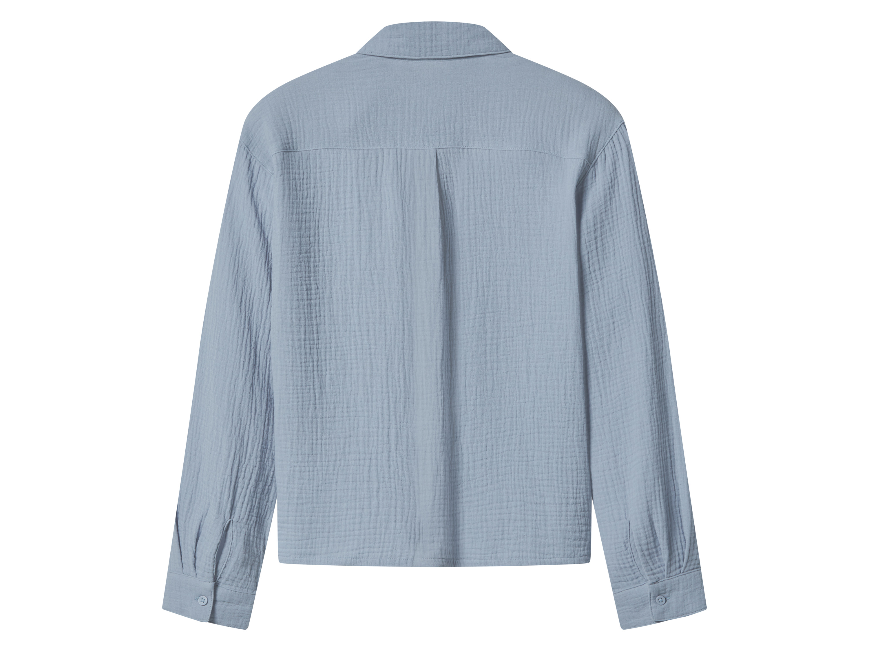 ESMARA KIDS Kinder Musselin Bluse (Blau, 158/164) – Bild 3 von 4