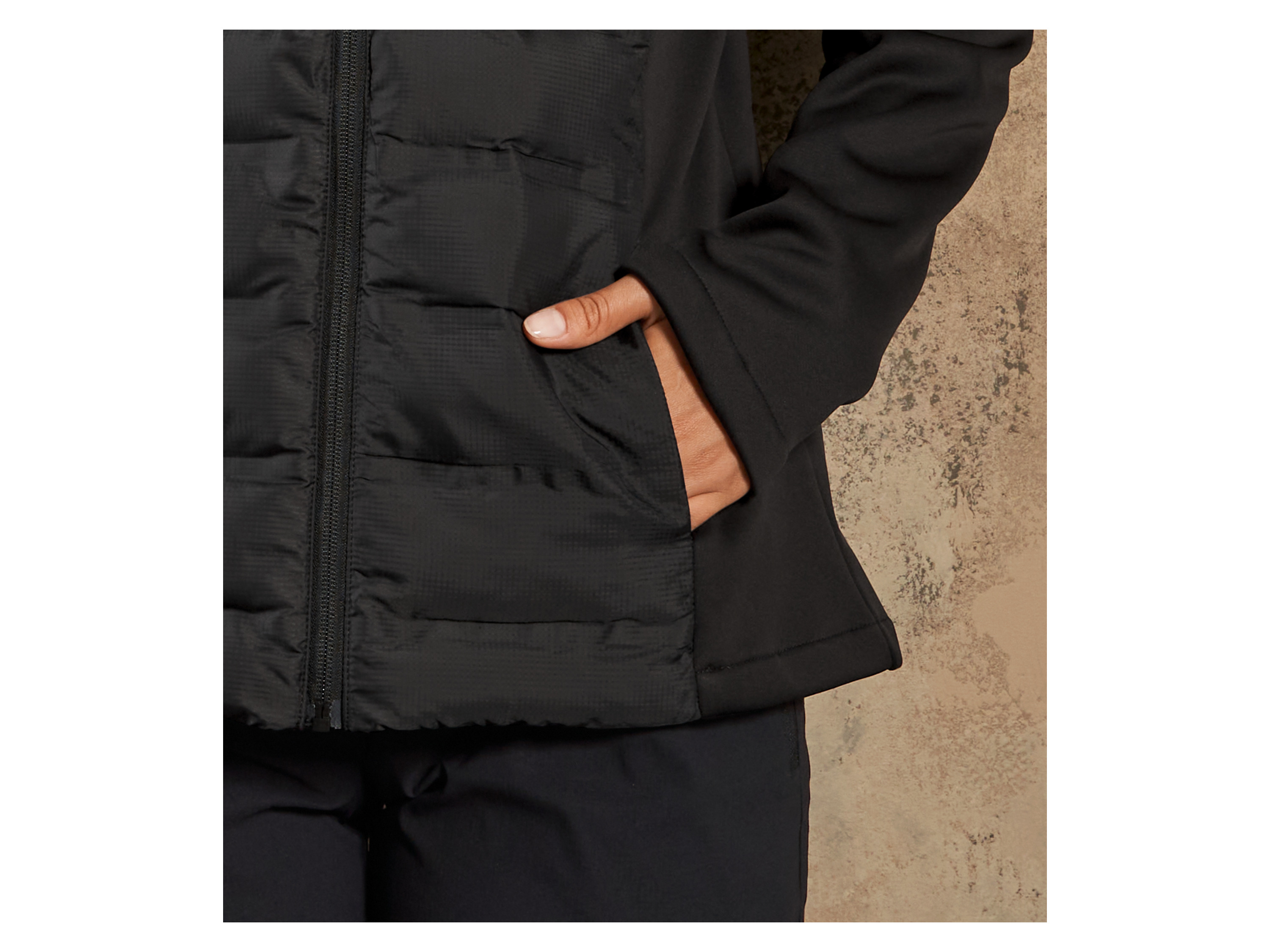 Thumbnail - CRIVIT Damen Hybridjacke Outdoor (Schwarz, XS(32/34))