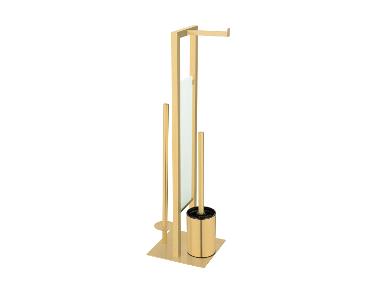 Wenko Stand WC-Garnitur Rivalta Gold