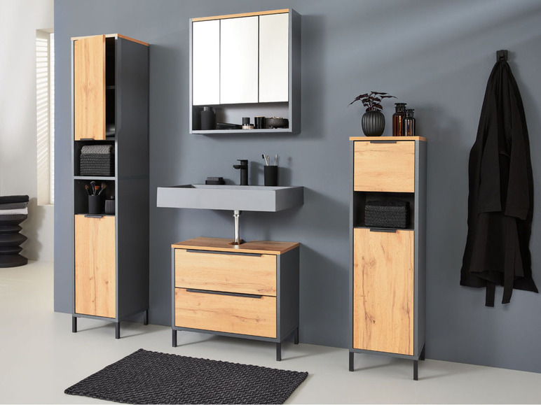 »San Bad-Seitenschrank LIVARNO „Soft-Close“-Tür home mit Diego«,