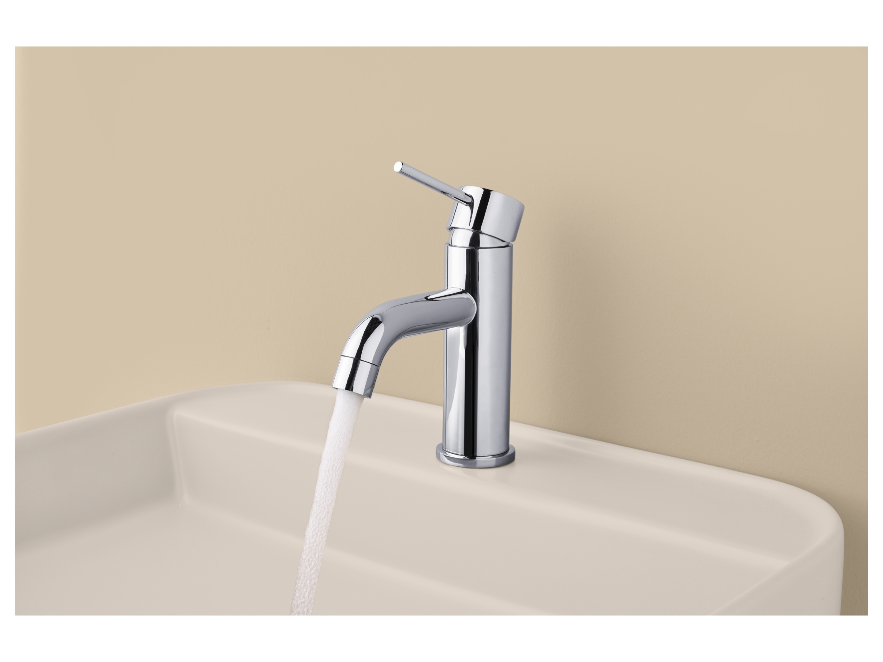 LIVARNO® Einhebel-Waschtischarmatur (Hebel Rund) – Bild 2 von 3