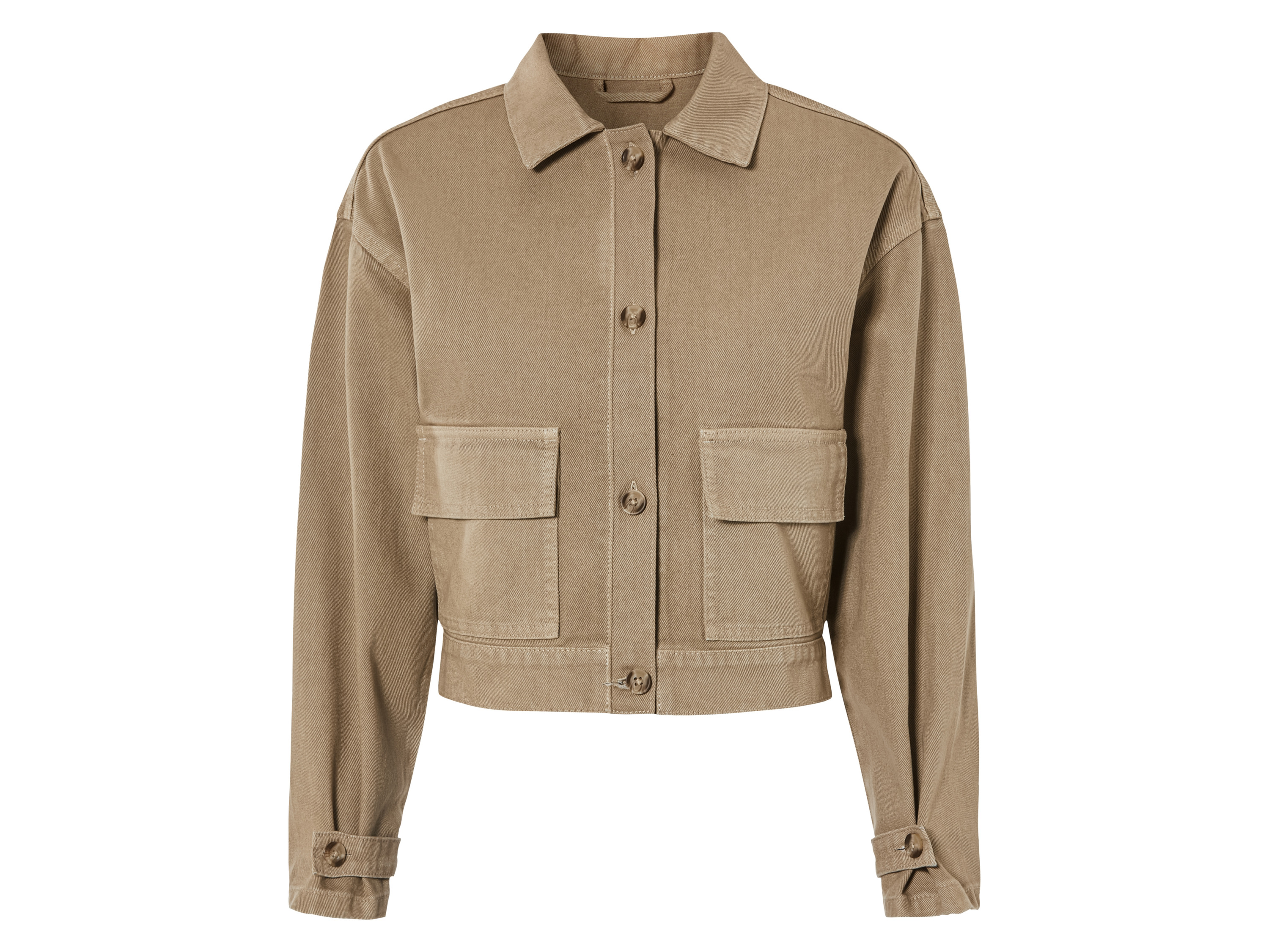 esmara® Damen Jacke (Beige, L(44/46)) | 04052916240281