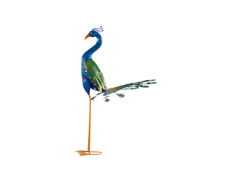 Gehe zu Vollbildansicht: LIVARNO home Gartendeko Vogel, mit 2 Erdspießen - Bild 4