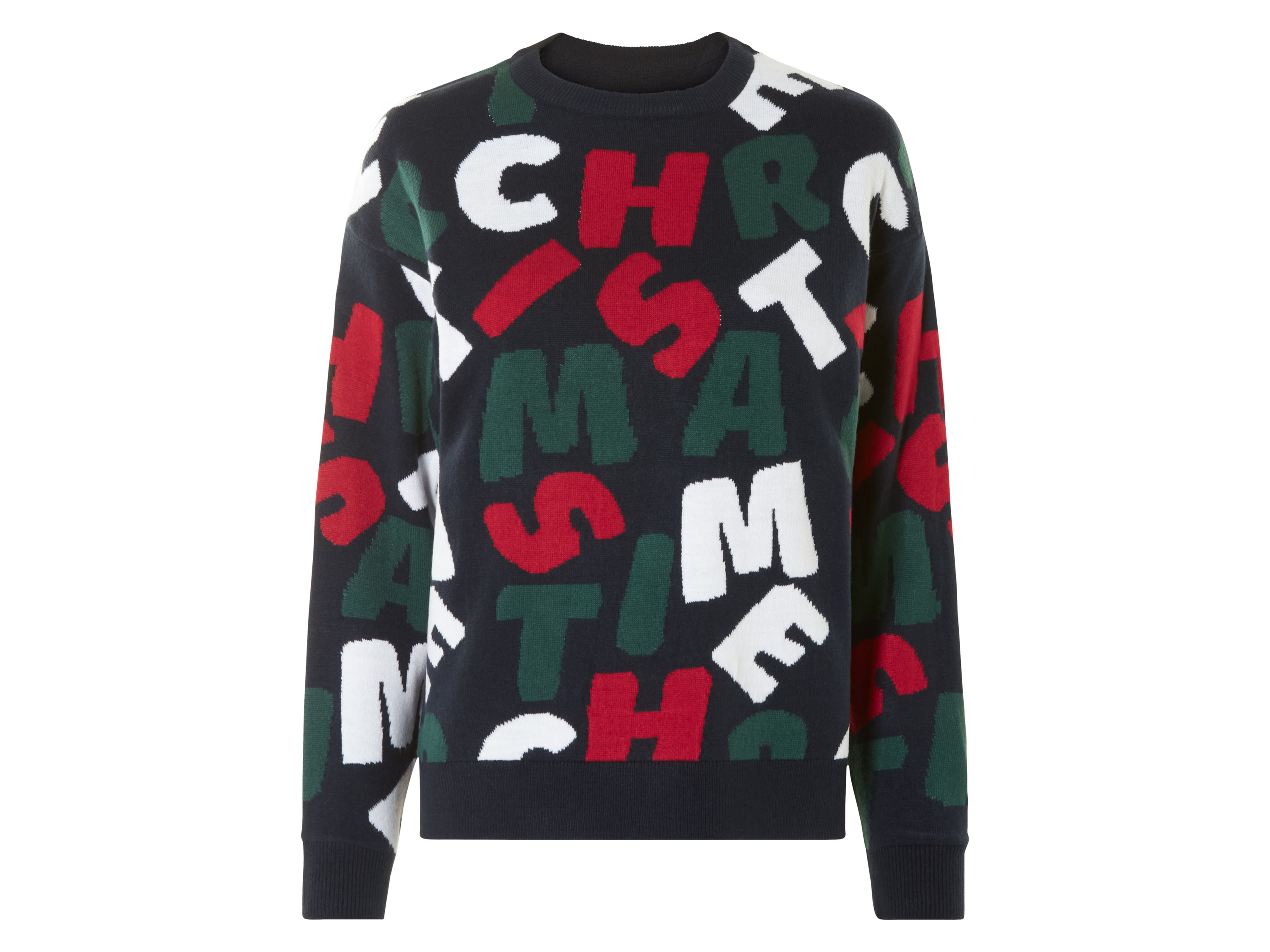 esmara® Damen Pullover Weihnachten (L (44/46), marine) | 04335814073381