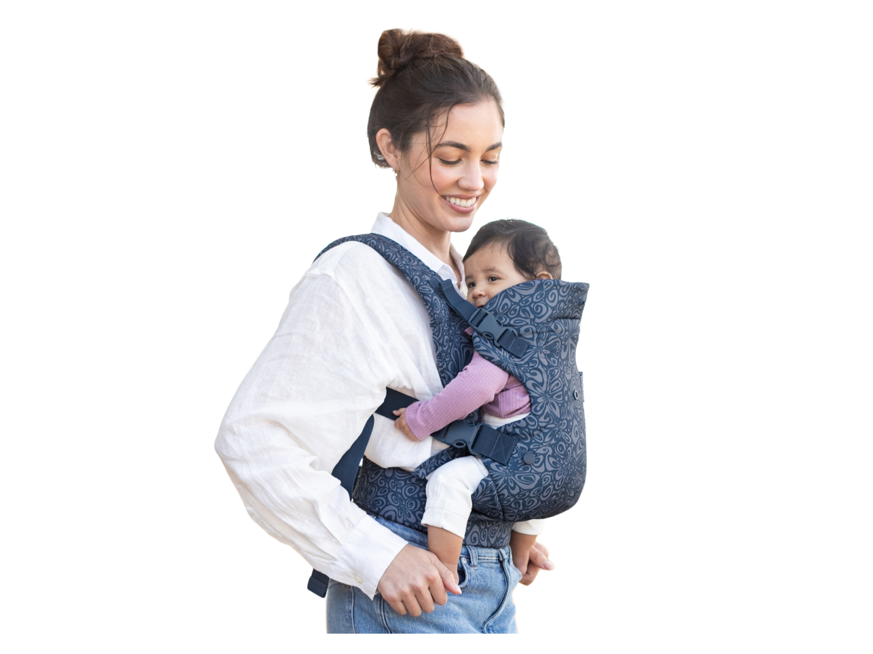 Thumbnail - Infantino Flip 4-in1-Babytrage (Marineblau)