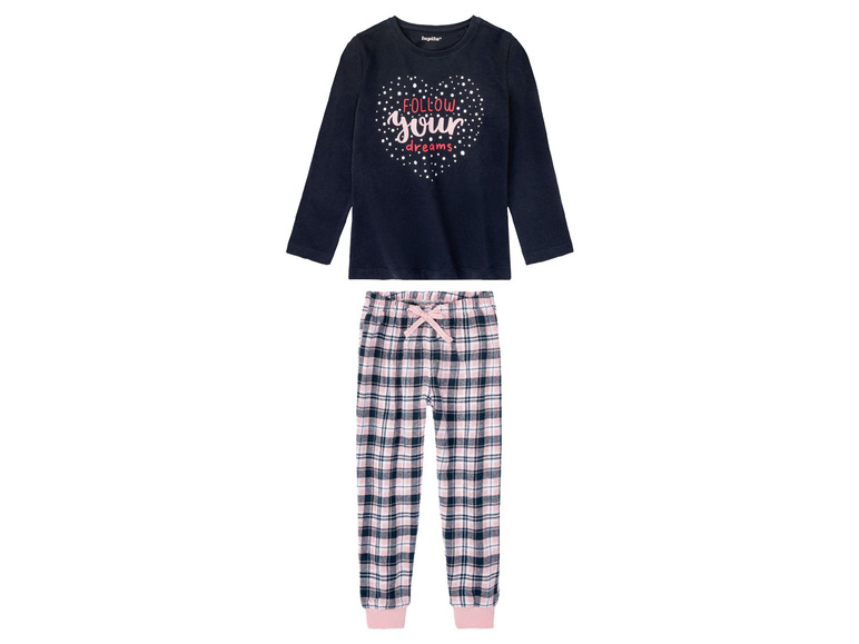Gehe zu Vollbildansicht: lupilu Kleinkinder Mädchen Pyjama aus reiner Baumwolle - Bild 9