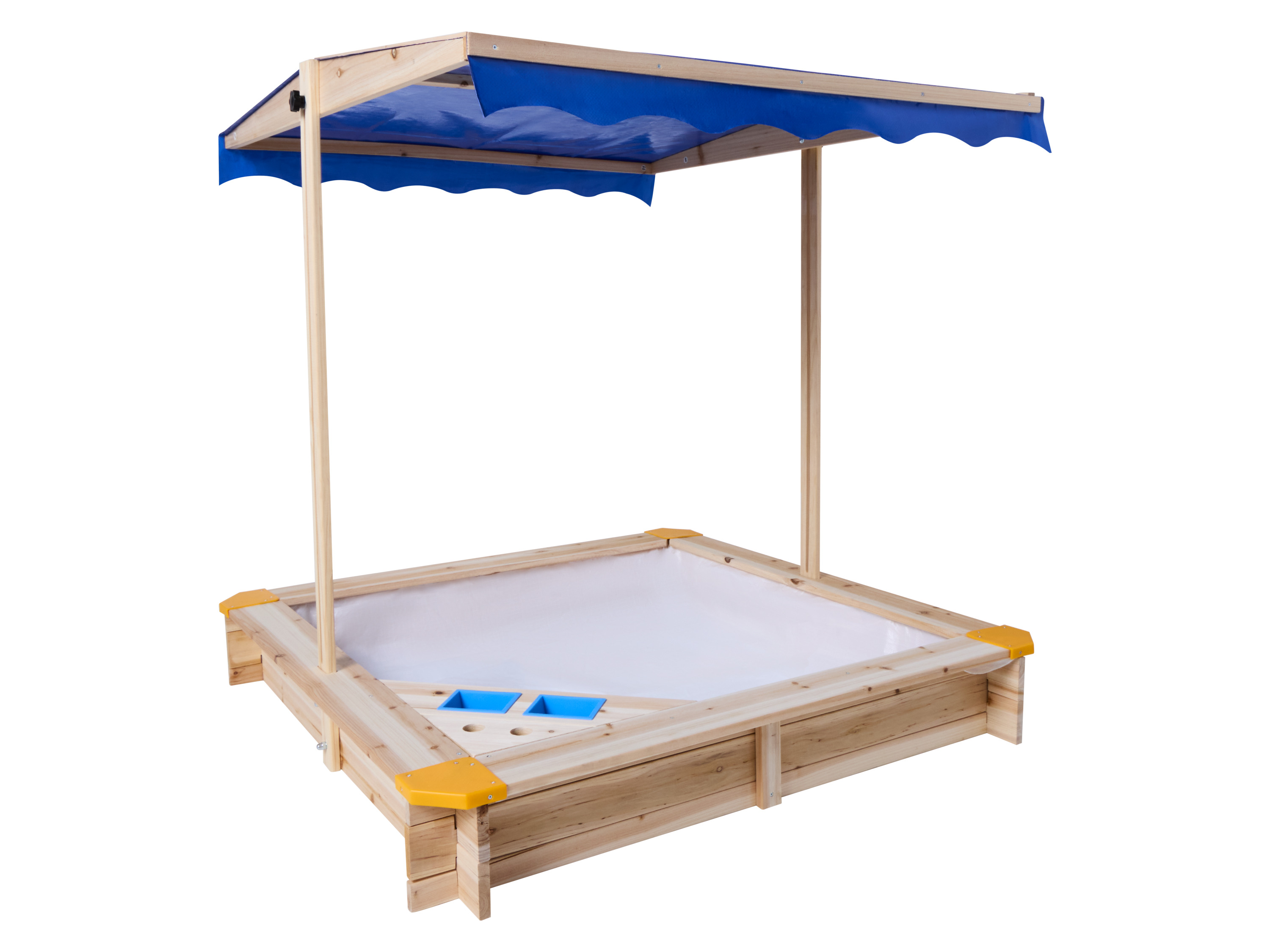 Thumbnail - lupilu® Holzsandkasten, mit Dach und Eisdiele