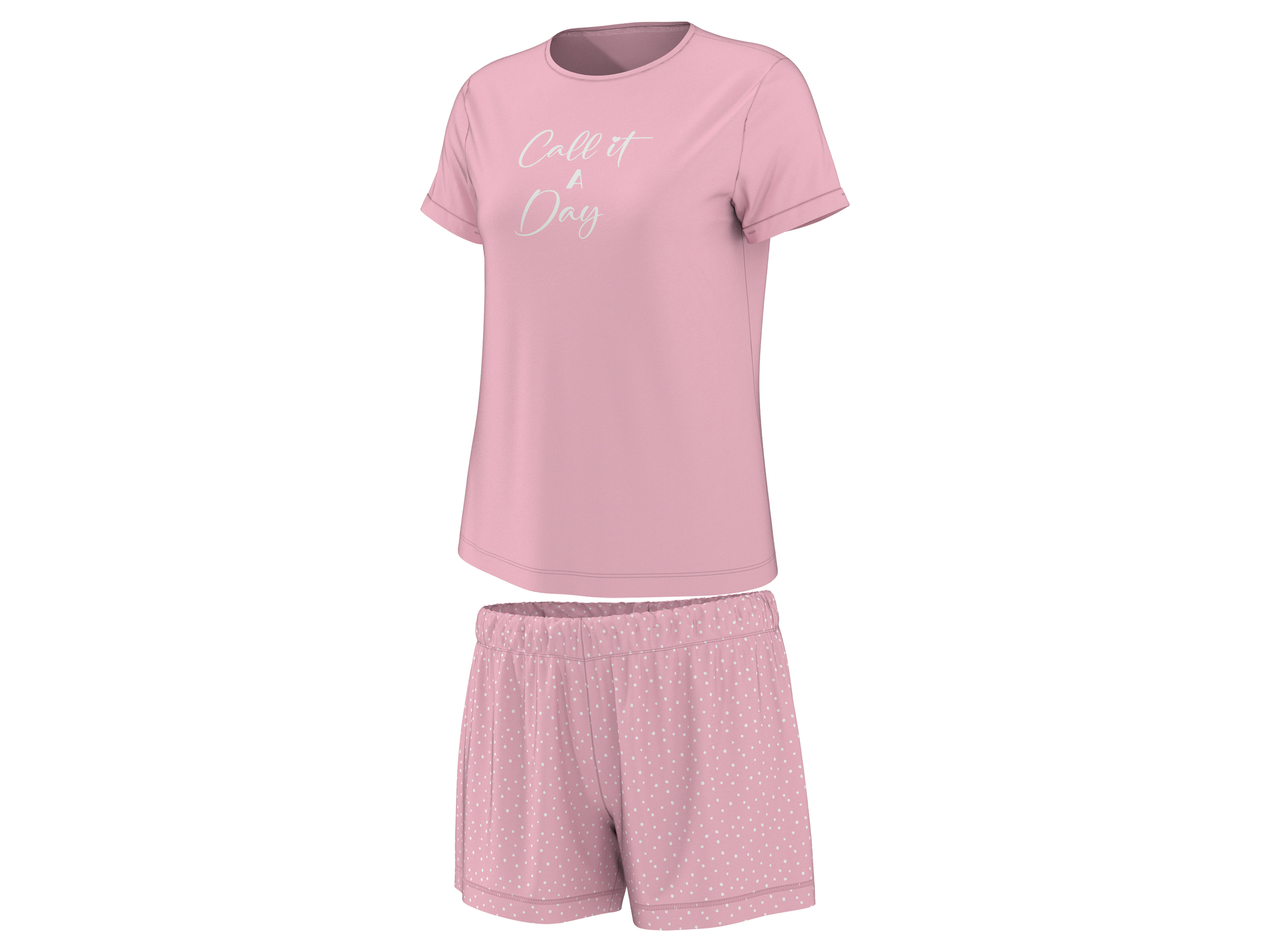 ESMARA® Damen Pyjama (Pink, XS(32/34))