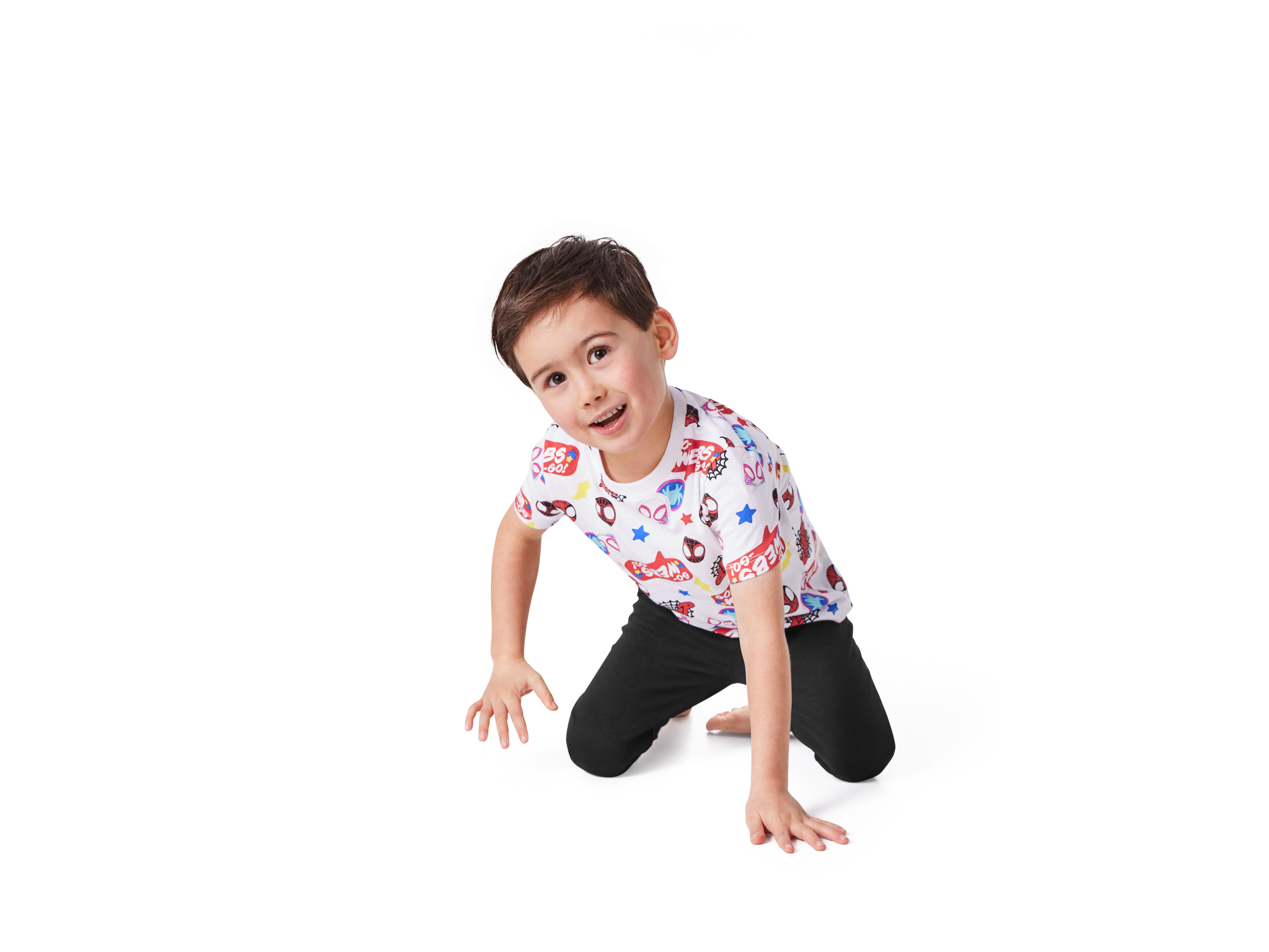 Kleinkinder Jungen Pyjama kurz/lang (Spiderman, 98/104) – Bild 2 von 4
