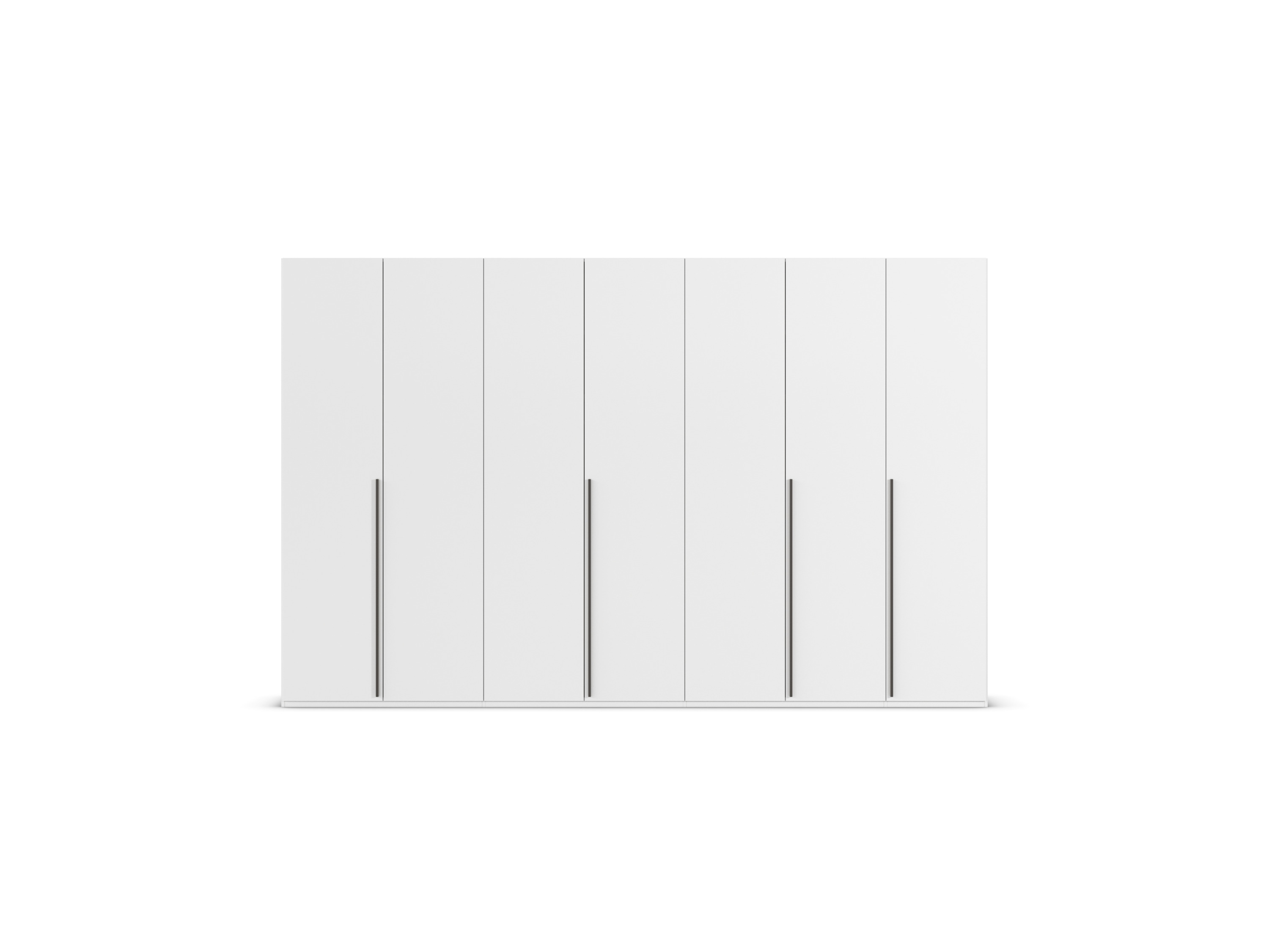 RAUCH ORANGE Montclar Drehtürenschrank (Classic-Zubehör, Weiß, Griffe Grau, Breite 350 cm / Höhe 223 cm) – Bild 4 von 4
