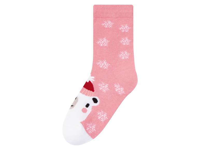 Gehe zu Vollbildansicht: pepperts Kleinkinder Mädchen Socken,5 Paar, mit Weihnachtsmotiv - Bild 3