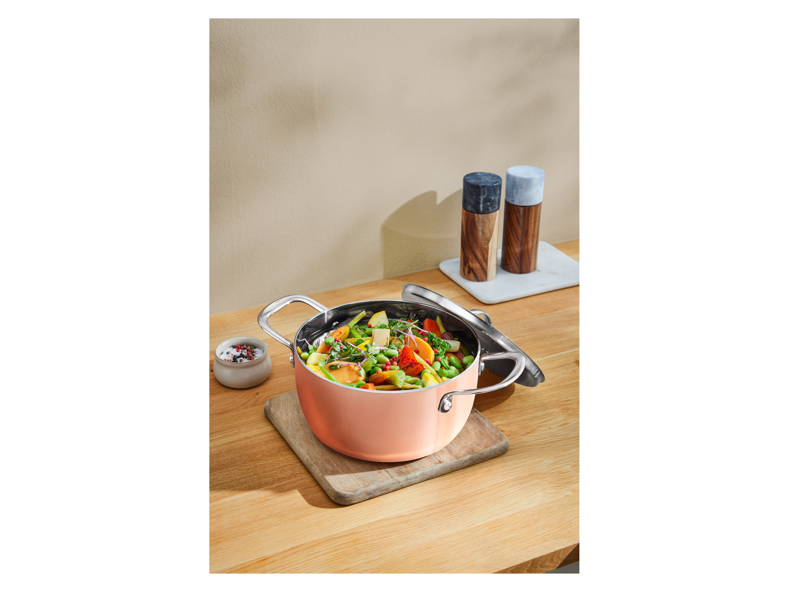 Thumbnail - SILVERCREST® Kupfertopf, Ø 20 cm, Edelstahl mit Kupferbeschichtung