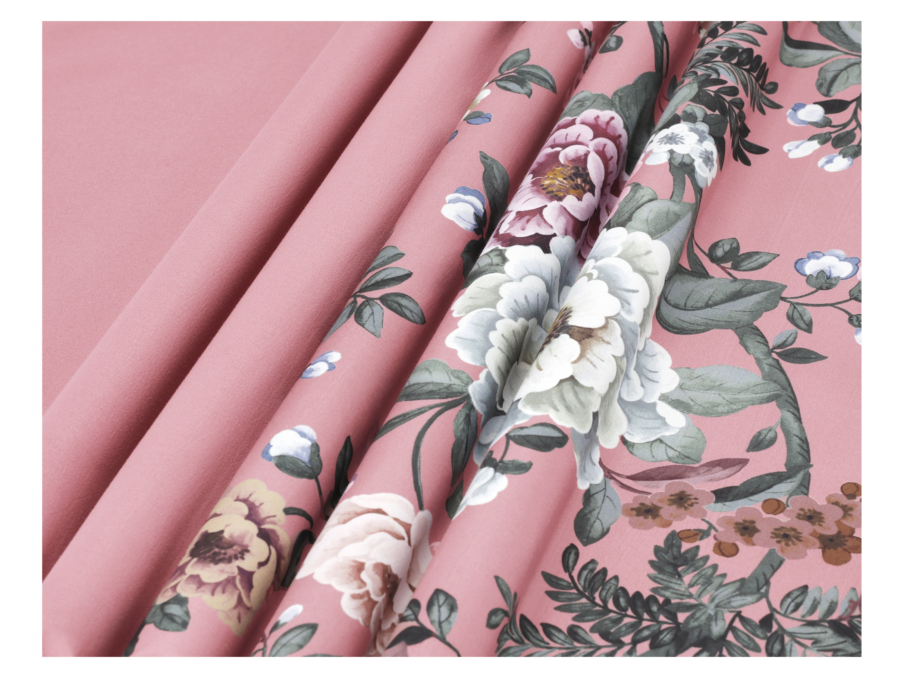 LIVARNO® Mikrofaser-Satin-Wendebettwäsche, 155 x 220 cm (Rosé) – Bild 4 von 4