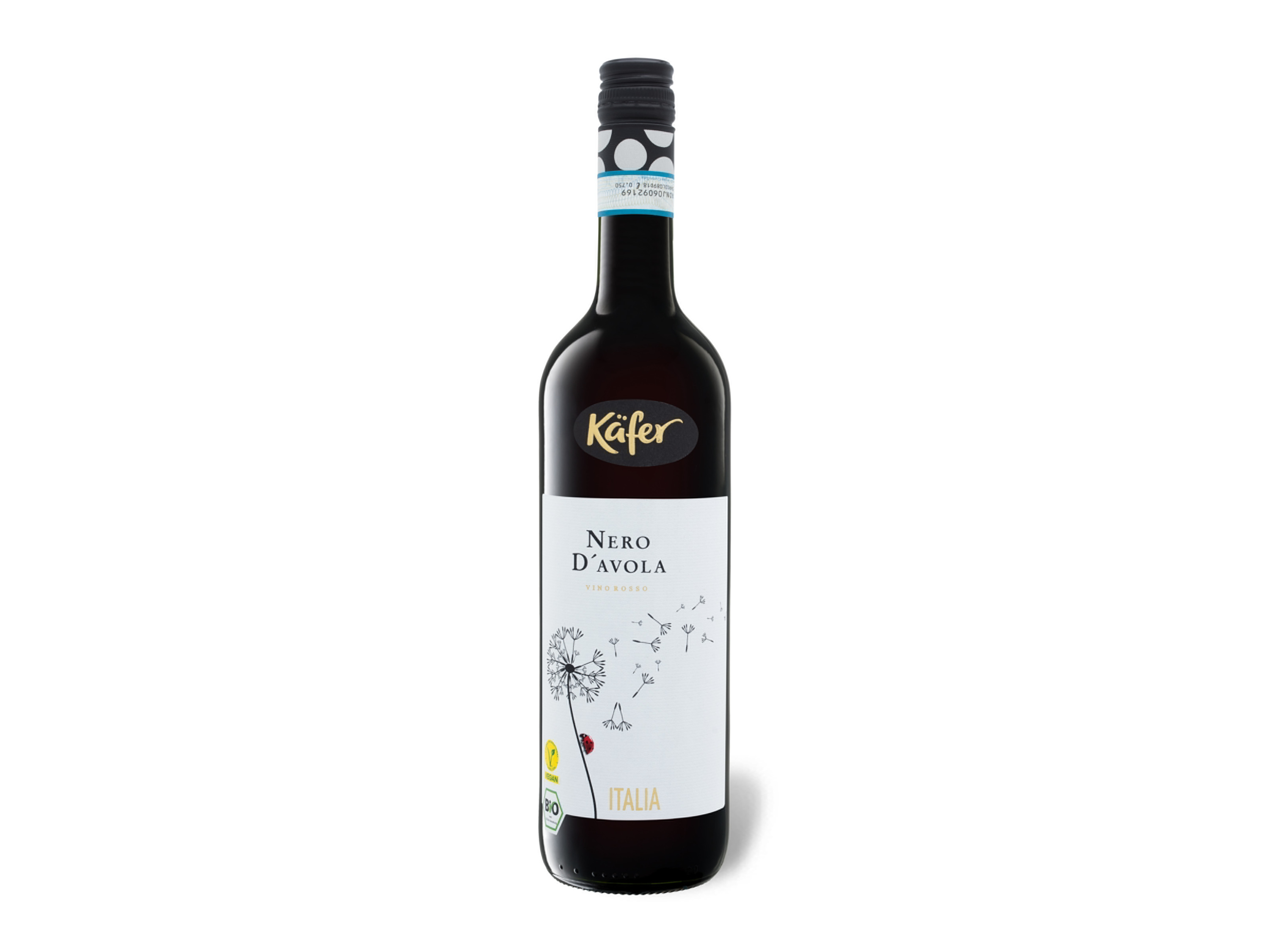BIO Käfer Nero d’Avola DOC trocken vegan, Rotwein 2023 | 04003301032585