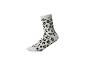 Weißer Socke mit Leopardenmuster