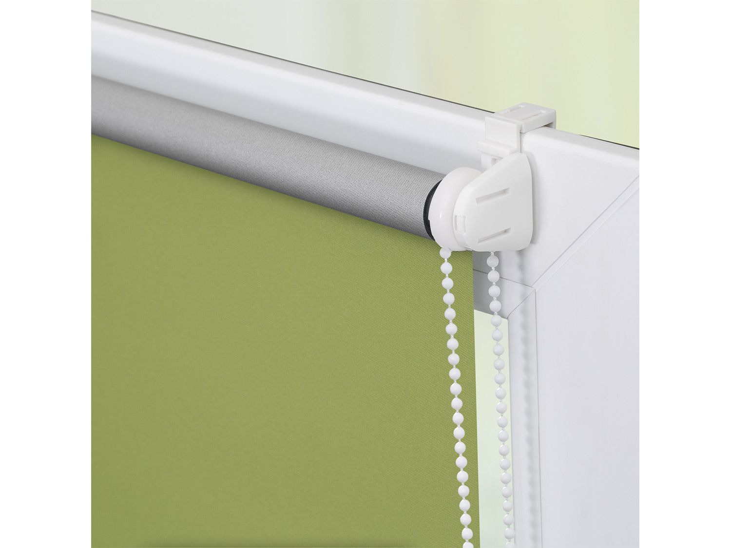 Thumbnail - Lichtblick Thermo-Rollo Klemmfix,  Grün, 95x150 cm (Grün, 95x150 cm)