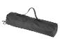 Schwarze Aufbewahrungstasche mit Kordelzug und Tragegurt