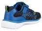 Blaue Sneaker mit Klettverschluss