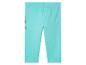 Türkisfarbene Leggings für Mädchen mit Motiv.