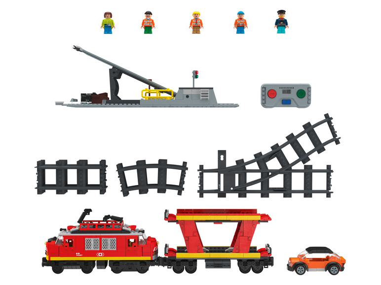 Gehe zu Vollbildansicht: Playtive Clippys Passagierzug-/ Güterzug-Set, 2,4 GHz - Bild 22