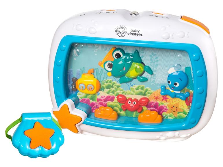 Baby Einstein Unterwasserspielzeug mit Meerestieren und U-Boot.