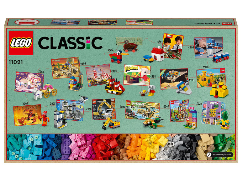 Gehe zu Vollbildansicht: LEGO® Classic 11021 »90 Jahre Spielspaß« - Bild 13