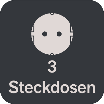 3 Steckdosen