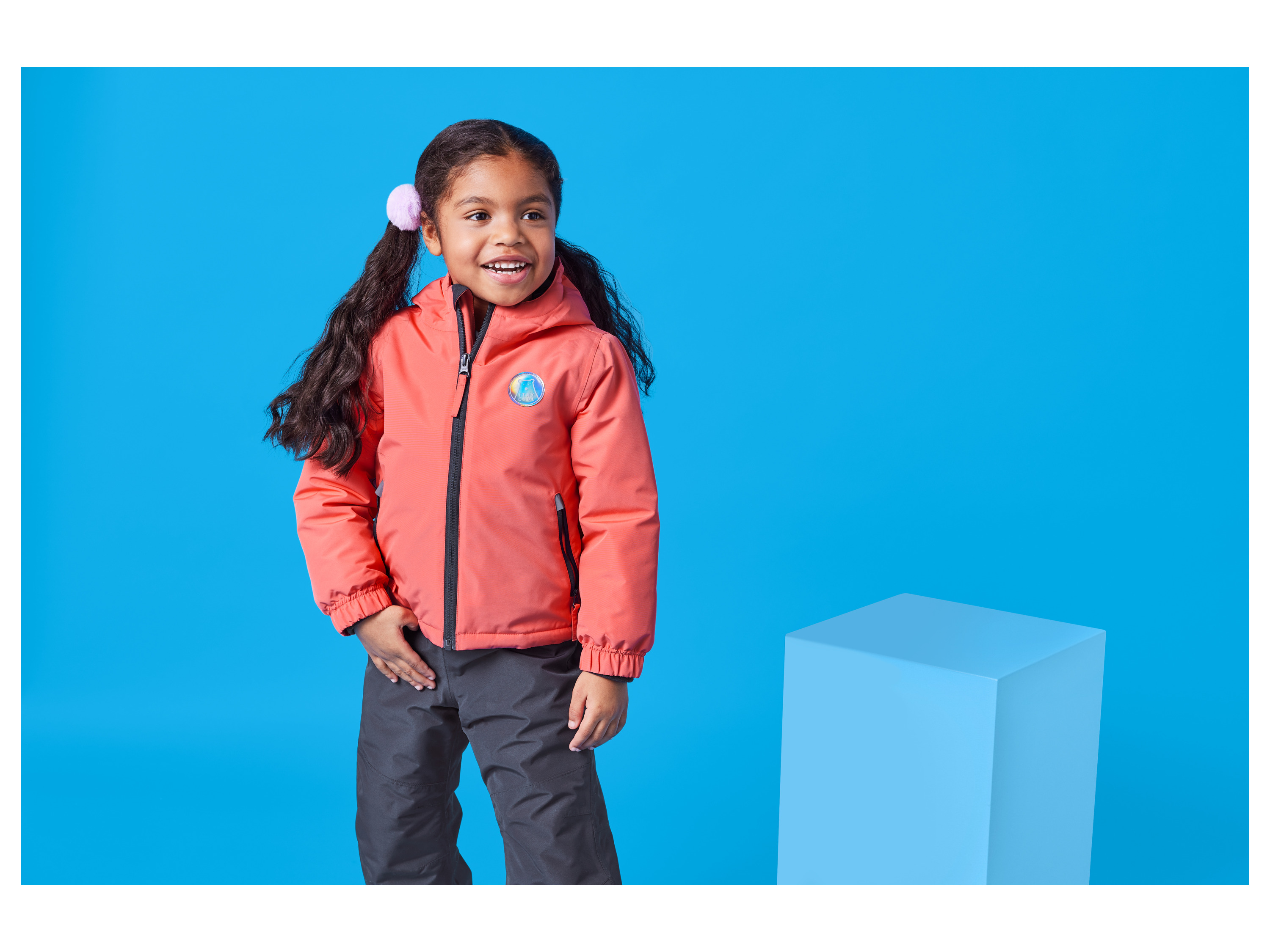 LUPILU® Kleinkinder Schneejacke (koralle/navy, 86/92) – Bild 2 von 4