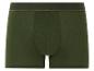 Grüne Boxershorts.