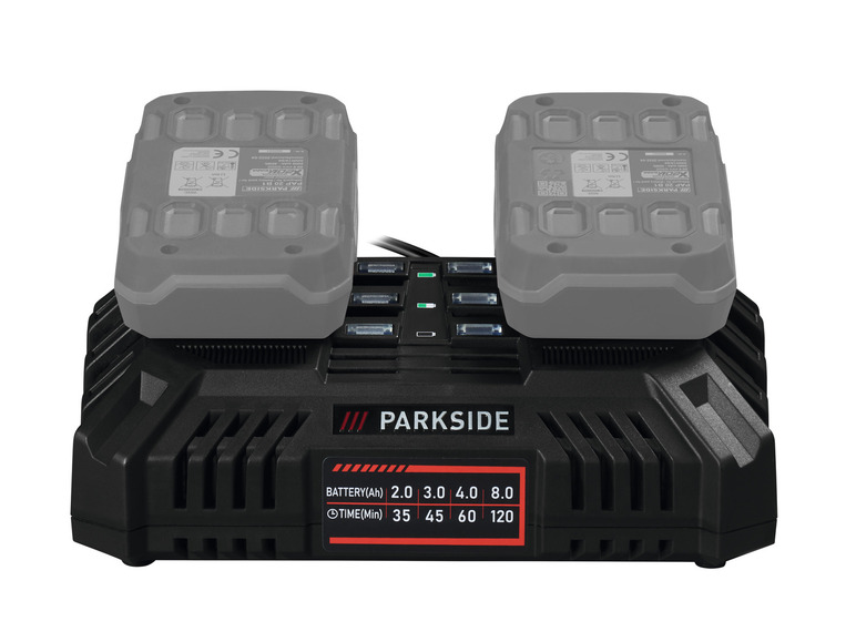 Gehe zu Vollbildansicht: PARKSIDE® 40 V Akku-Kettensäge »PKSA 40-Li A2«, mit 2 Akkus und Doppelladegerät - Bild 13