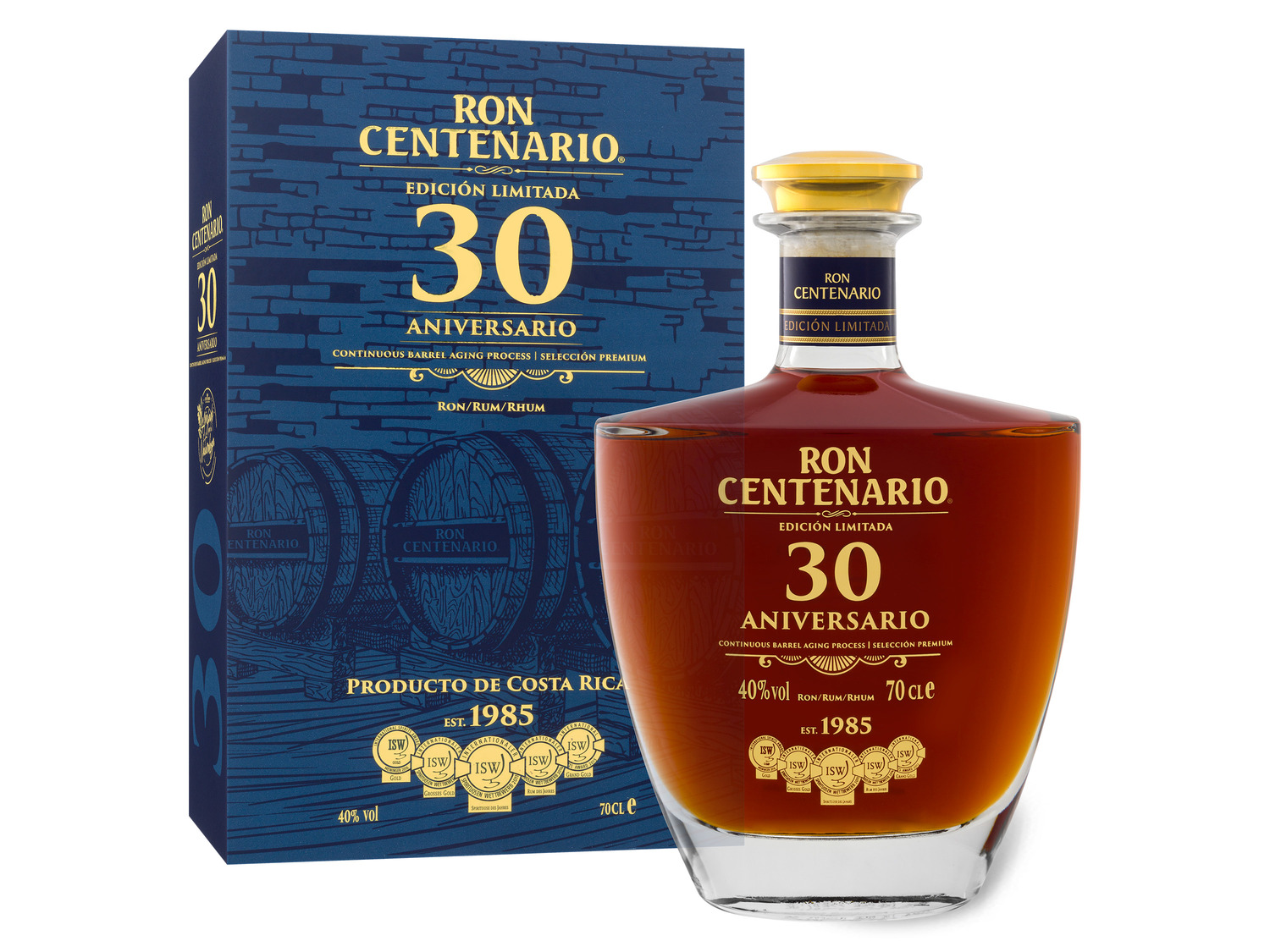 Ron Centenario 30 Aniversario Edición Limitada Rum mit…