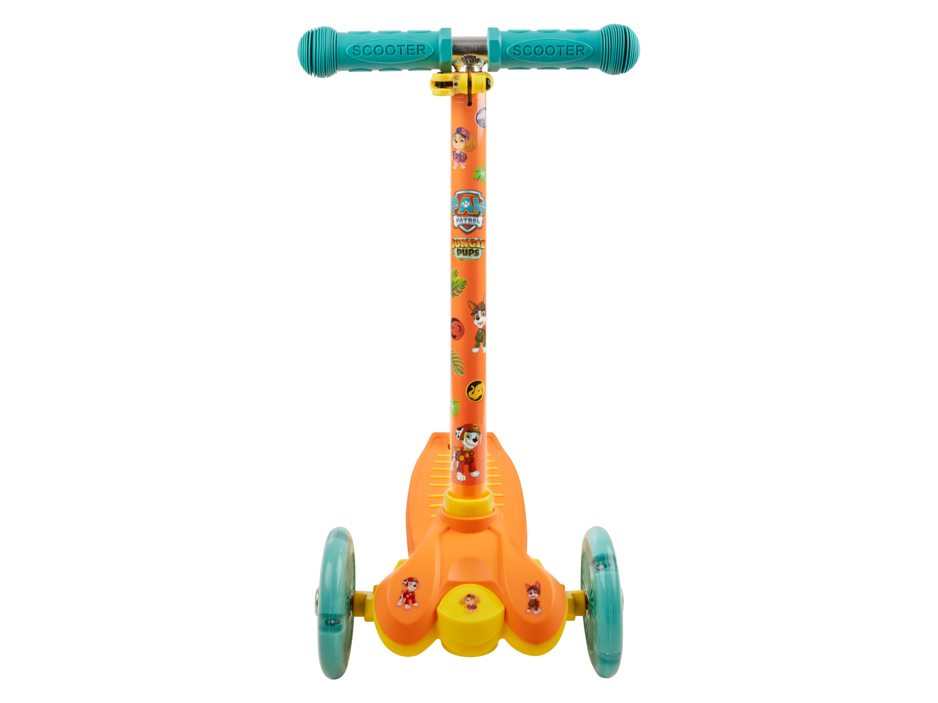 Thumbnail - Tri Scooter mit LED Rollen (orange)