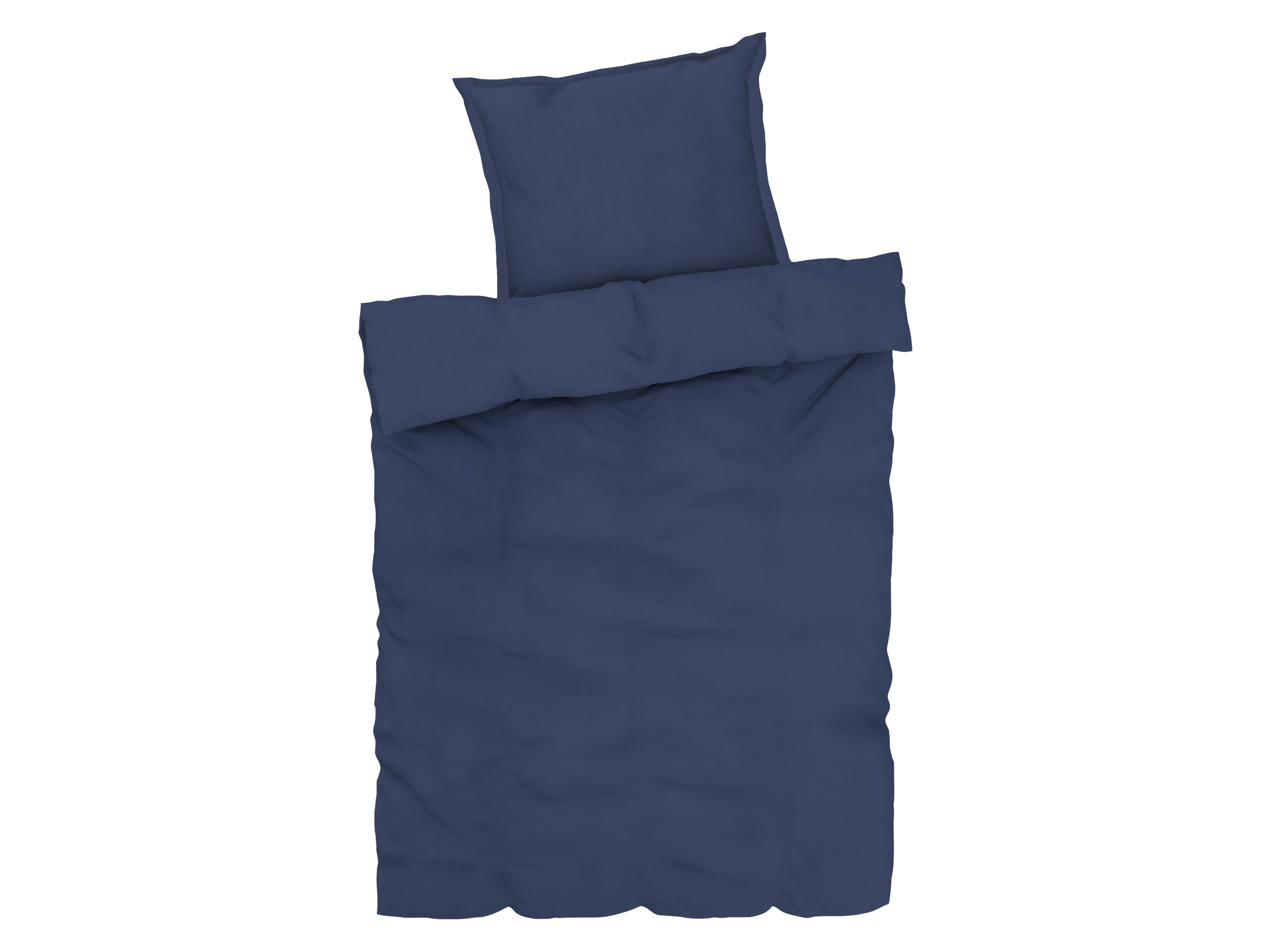 LIVARNO home Bettwäsche 155 x 220 cm ( Achtung LV: OSDE) (Blau)““ | } Materialart: TENCEL™-Baumwoll-Satin Material: 60 % Baumwolle, 40 % Lyocell (Tencel™) Empfohlene Jahreszeit: – Größe Bettbezug: B 155 x L 220 cm Größe Kissenbezug: B 80 x L 80 cm Verschluss Bettbezug: Reißverschluss Verschluss Kissenbezug: Reißverschluss Farbe / Muster: beige, blau, grau, rost Wendebettwäsche: nein Flächengewicht: – Fadendichte: 310 Pflegehinweis: waschen bei max. 40 °C nicht bleichen schonende Trocknung im Wäschetrockner bei max. 60 °C bügeln bis 150 °C (Stufe 2). Dampfbügeleisen kann verwendet werden nicht trockenreinigen Lieferumfang: 1x Bettbezug, 1x Kissenbezug Grüner Knopf Für eine umweltfreundlichere Produktion Der Grüne Knopf ist ein staatliches Siegel für nachhaltige Textilien. Sozial. Ökologisch. Staatlich. Unabhängig zertifiziert. Er stellt verbindliche Anforderungen, um Mensch und Umwelt zu schützen. Insgesamt müssen 46 anspruchsvolle Sozial- und Umweltstandards eingehalten werden, der Staat legt die Kriterien und Bedingungen für den Grünen Knopf fest. Die staatliche Deutsche Akkreditierungsstelle (DAkkS) stellt eine unabhängige und glaubwürdige Prüfung sicher. Cotton made in Africa Wir unterstützen den nachhaltigen Baumwollanbau in Afrika Mit dem Kauf dieses Produkts leistest Du einen wichtigen Beitrag zur Zukunft Afrikas uns zum Schutz der Umwelt. Du unterstützt die Initiative Cotton made in Africa dabei, die Lebensbedingungen afrikanischer Kleinbäuerinnen und Kleinbauern und ihrer Familien zu verbessern und die Umwelt zu schützen. Mehr unter: cottonmadeinafrica.org/massbalance Eine Initiative der AID BX Trade Foundation Tencel TM Lyocell Mit Fasern natürlichen Ursprungs Tencel TM Lyocell ist eine umweltverträgliche Faser aus Cellulose, ressourcenschonend in der Herstellung und vollständig biologisch abbaubar. Die glatte Faseroberfläche von Tencel™ Lyocellfasern nimmt Feuchtigkeit effizienter auf als Baumwolle. Dies unterstützt den natürlichen Temperaturausgleich des Körpers und verleiht der Haut Tag und Nacht ein kühles und trockenes Gefühl. Tencel TM ist eine Marke der Lenzing AG.““