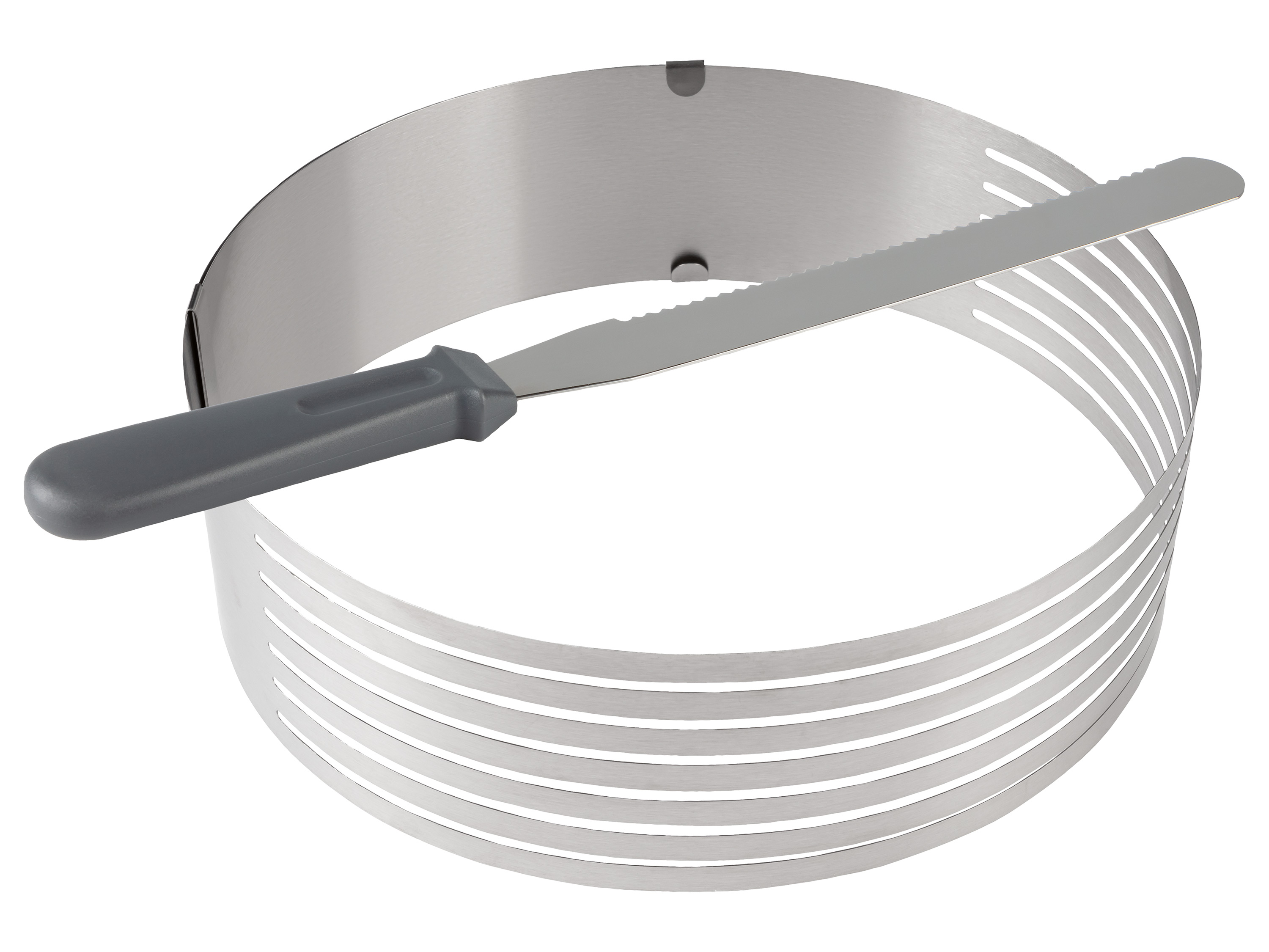 ERNESTO® Tortenbodenheber/ Kuchenschneidhilfe inkl. Messer (Kuchenschneidhilfe) | 04334036091609