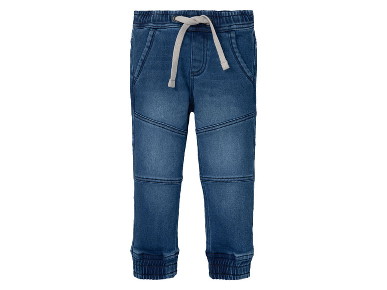 Gehe zu Vollbildansicht: lupilu Kleinkinder Jungen Sweatdenim-Jeans mit Bündchen - Bild 4