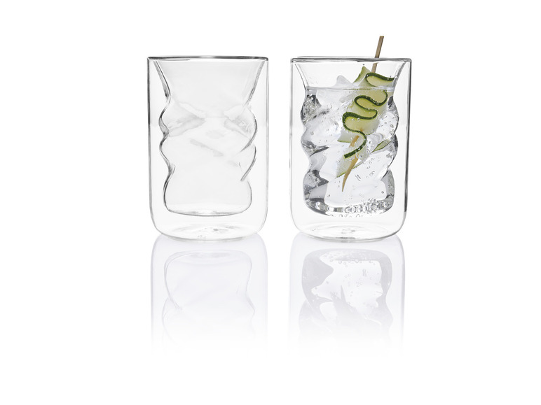Gehe zu Vollbildansicht: ERNESTO® Doppelwandige Gläser, 2 Stück, aus Borosilikatglas - Bild 14
