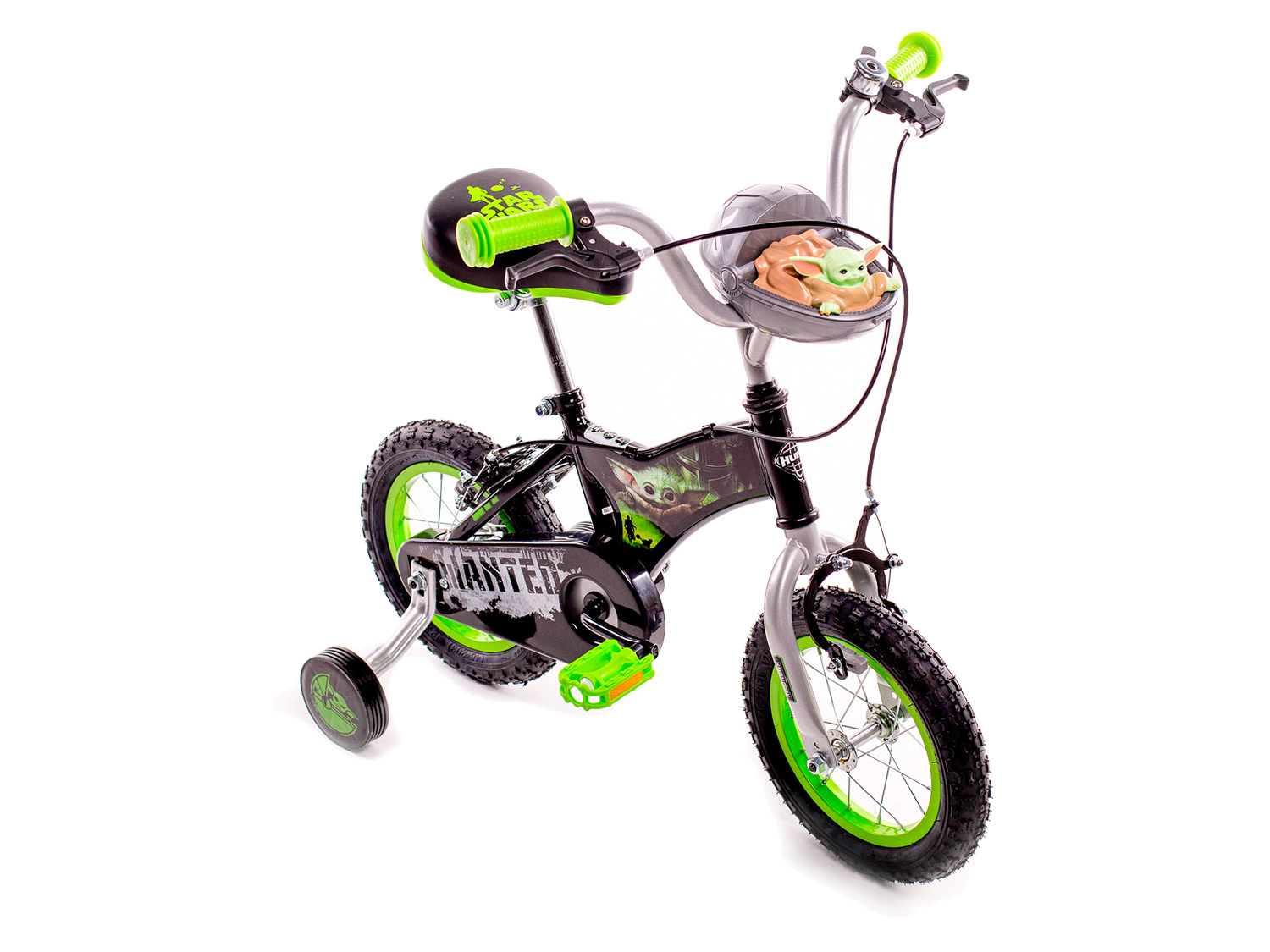 Thumbnail - Huffy Kinderfahrrad 12 Zoll (Star Wars, Schwarz/Grün)