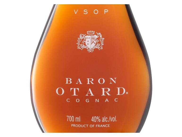 VSOP Cognacflasche, 700 ml, 40% Alk./Vol., Produkt aus Frankreich.
