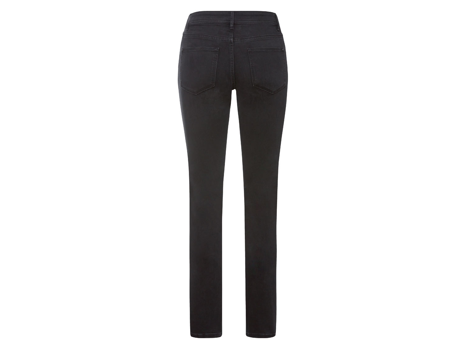 ESMARA® Damen Jeans Slim Fit (reguläre Länge, Schwarz, 34) – Bild 2 von 2