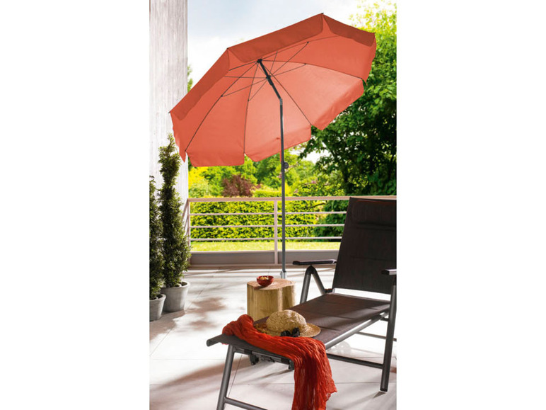 Gehe zu Vollbildansicht: LIVARNO home Sonnenschirm, mit Knickvorrichtung, Ø 180 cm - Bild 3