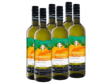6 x 0,75-l-Flasche Weinpaket VIAJERO Chardonnay-Viognier Reserva Privada Valle Central trocken, Weißwein