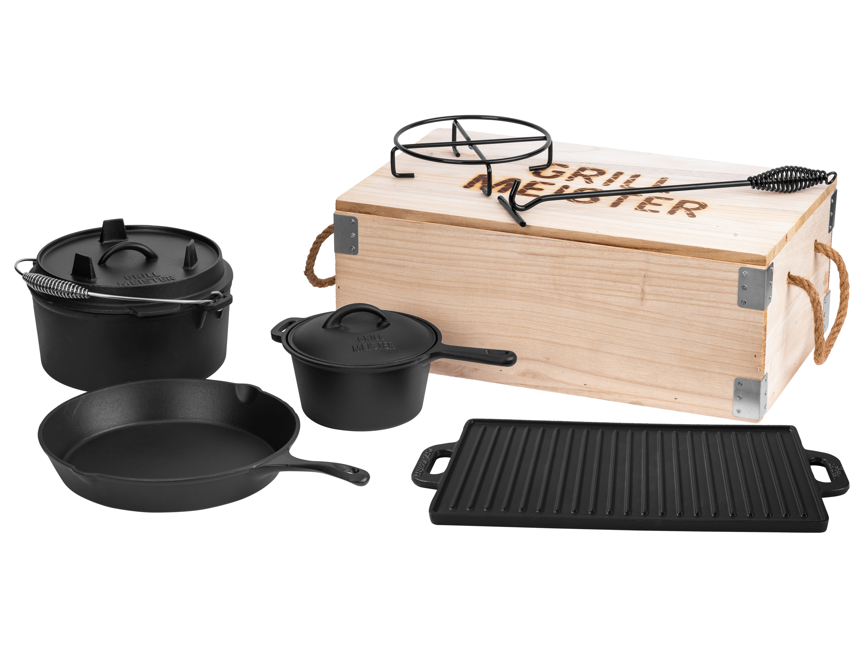 GRILLMEISTER Dutch Oven Set""