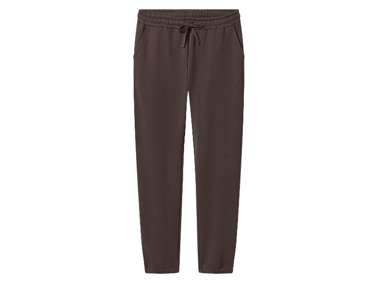 Braune Jogginghose mit elastischem Bund und Kordelzug